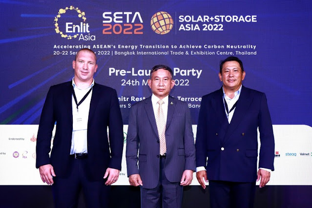 จัดเต็ม! ผสานพลังจัดงาน SETA 2022, SOLAR+STORAGE ASIA 2022 และ Enlit Asia 2022