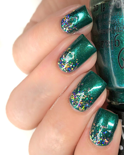 Christmas Glitter Gradation