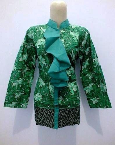  35 model seragam  batik guru modis dan polos modern  