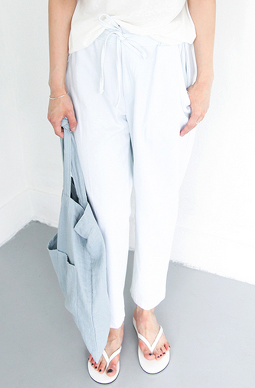 Light Blue Drawstring Pants