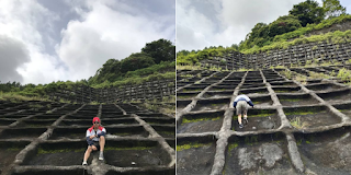 Uniknya Tebing Waffle di Bukit PLTA Silalahi Jadi Spot Foto Keren