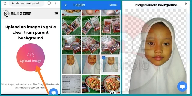 Cara hapus latar foto menggunakan hp