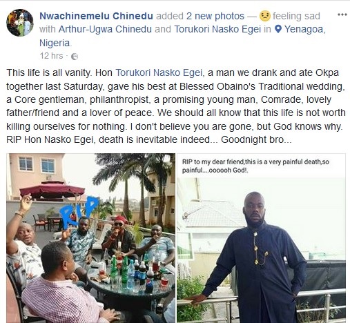 Former SSA to Bayelsa Governor Found Dead in His Hotel Room Few Days to Christmas (Photos)