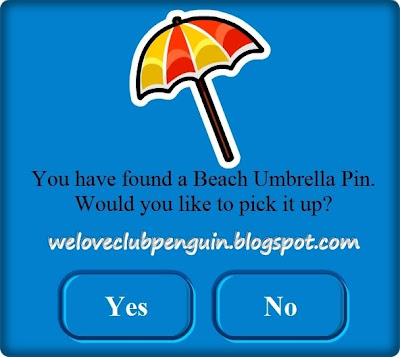 beach umbrella pin