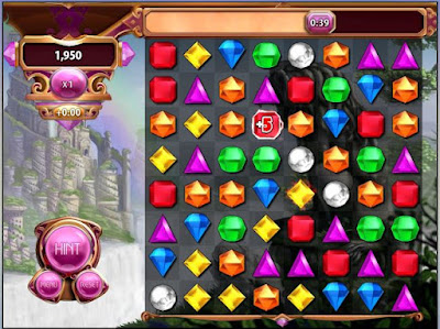 Приложение Bejeweled для Google Chrome