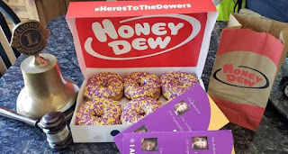 Get your "Lions Club Donut" at the Franklin Honey Dew locations