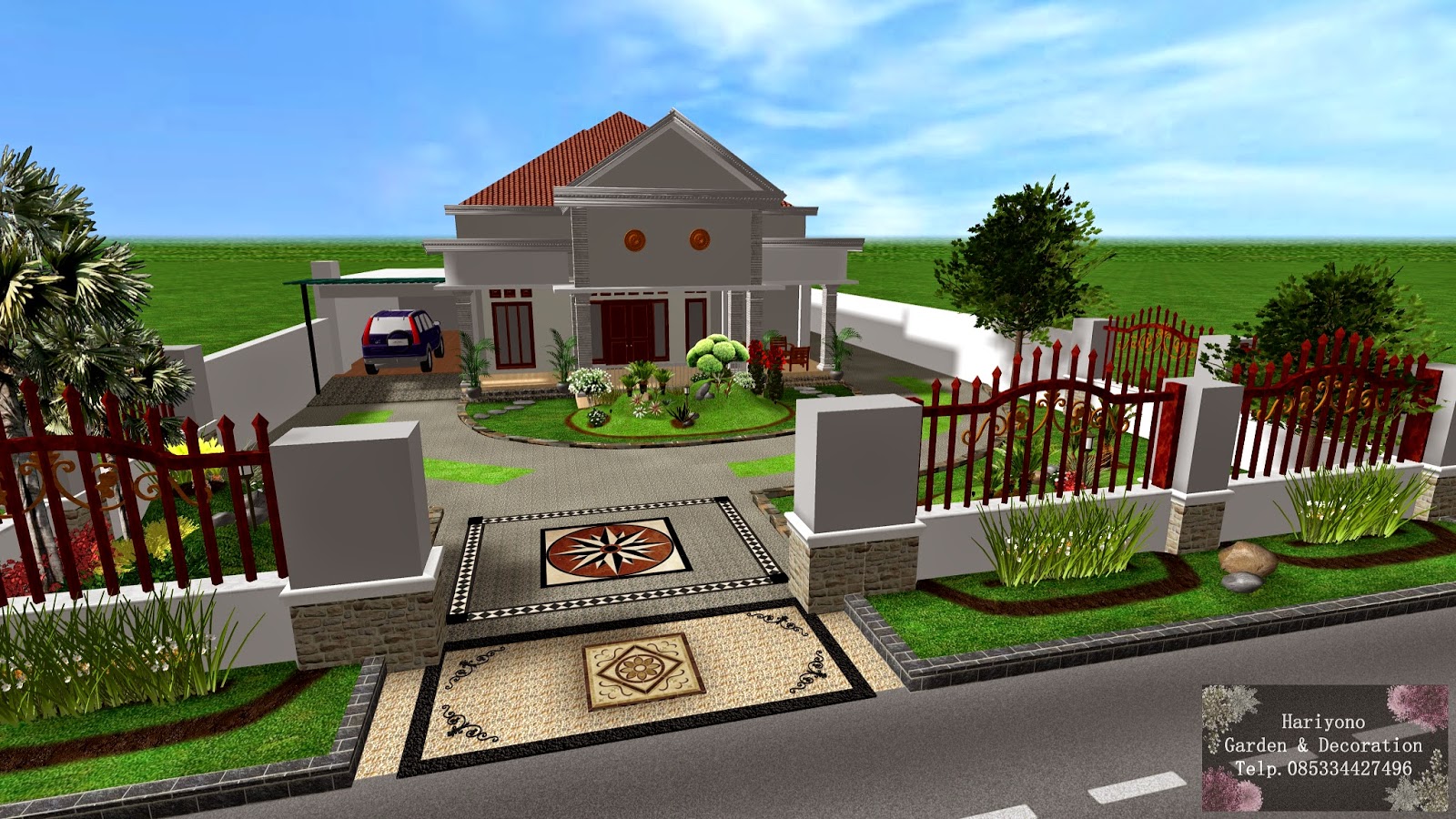 Desain Rumah Dan Taman 3d JASA HIAS TAMAN