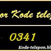 0341 — Kode Telepon Area Mana...?