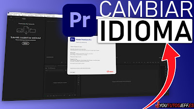 cambiar idioma premiere pro