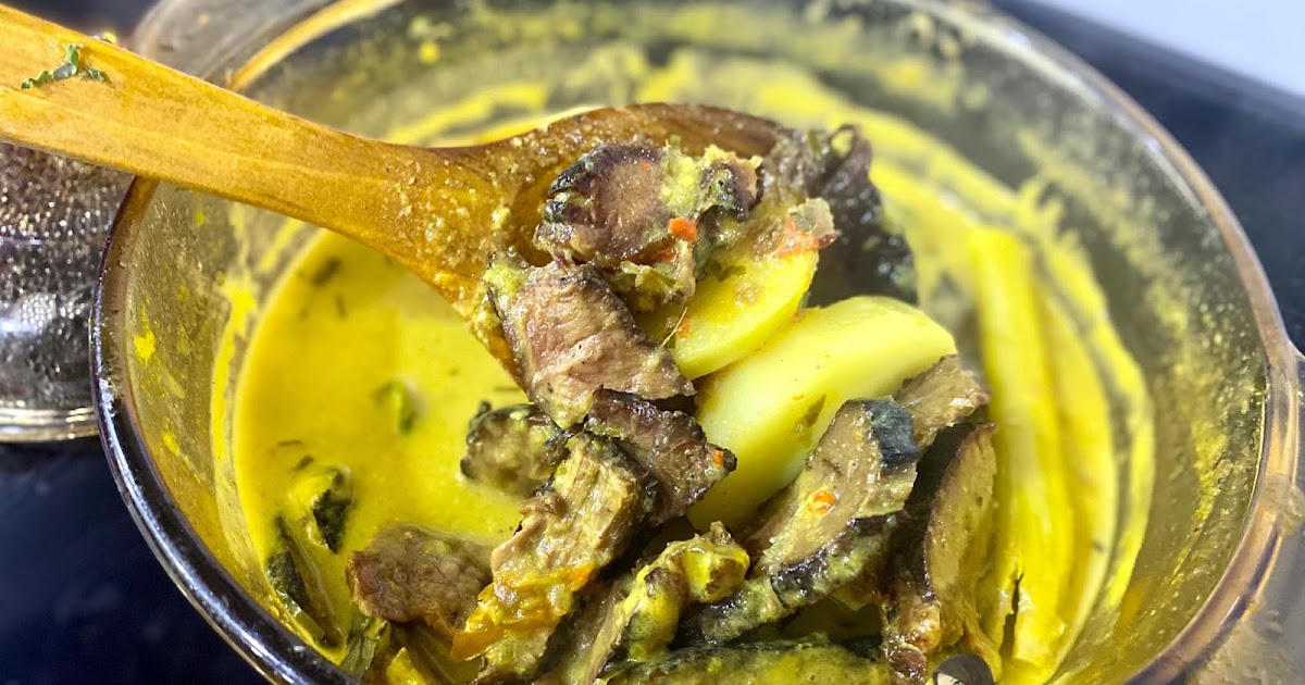 RESEPI DAGING SALAI MASAK LEMAK CILI API YANG PALING MUDAH 