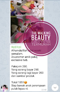 Kursus spa murah, twb, the walking beauty, kursus mobile spa
