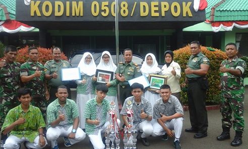 SMAN 5 dan 10 Juara II lomba Seni Budaya Kodim Depok