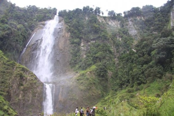  Sigura  gura  Waterfall the Highest Waterfall in Indonesia 