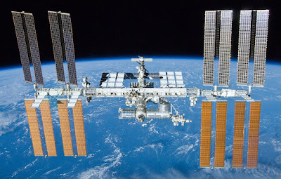 La Estación Espacial Internacional, actualmente el único lugar donde habitan humanos permanentemente en el espacio.
