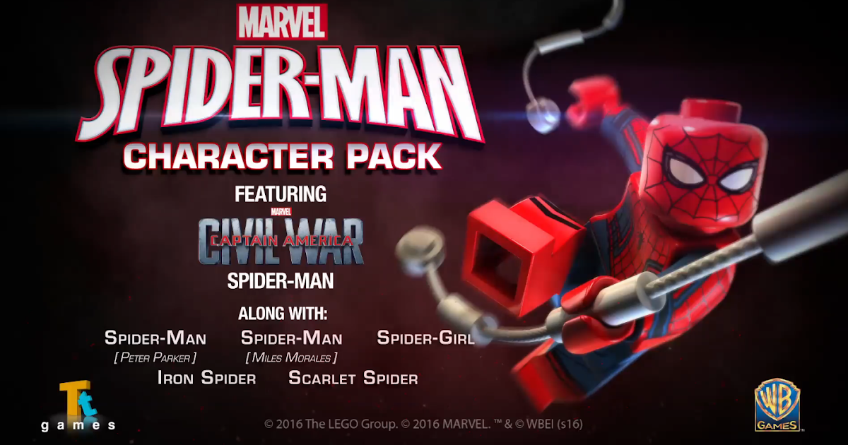 LEGO MARVEL'S AVENGERS Video Game SPIDER-MAN Character 