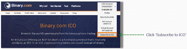 Informasi Lengkap Mengenai ICO binary.com Beserta Cara Berpartisipasi