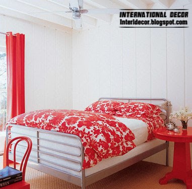 red curtains window treatments,red curtain for bedroom interior