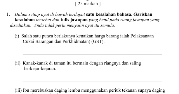 Soalan Ppt Bahasa Melayu Format Kssm Tingkatan 1 - Kuora q