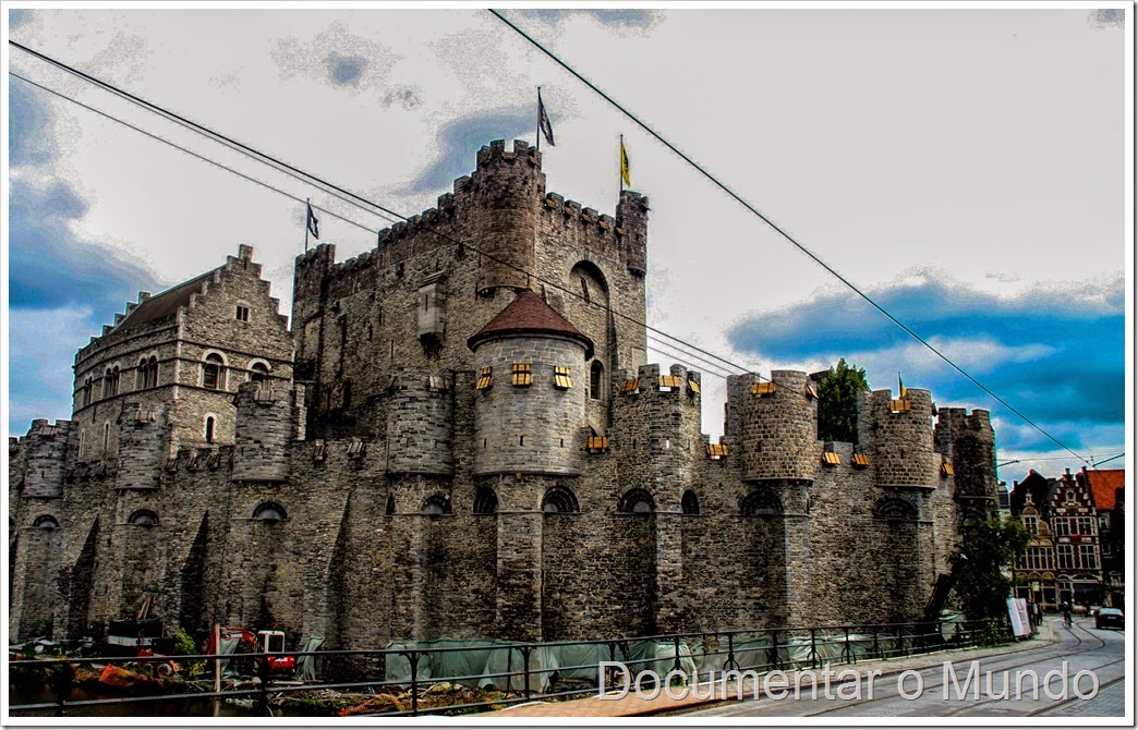 Castelo de Gent; Flandres; Bélgica; Gent Top 5