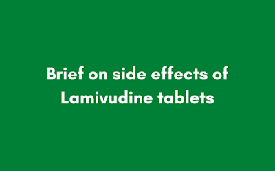 lamivudine side effects
