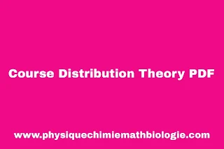 Course Distribution Theory PDF