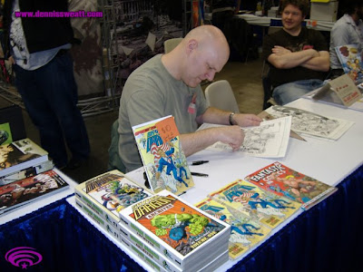 Dragon artist, Erik Larsen inks