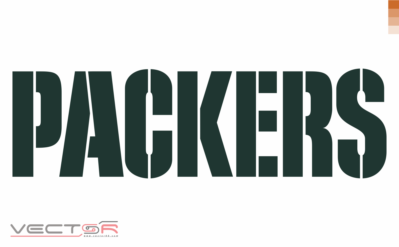 Green Bay Packers Wordmark (1959) - Download Vector File AI (Adobe Illustrator)