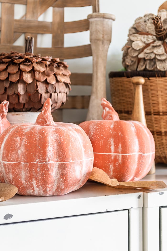 terracotta pumpkins