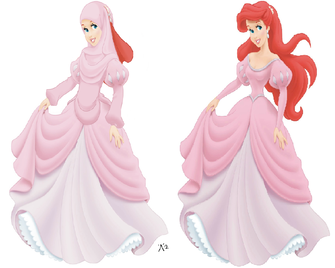 Hijab Disney Princess Mom Hijab