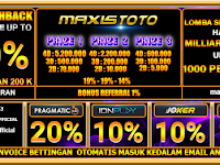 Link Alternatif Maxistoto dan Daftar Maxistoto Hadiah 3 Prize Bandar Juli Online Terpercaya