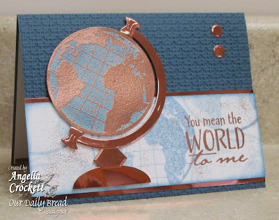 ODBD The Earth and ODBD Custom Circle Ornaments Die Set, Card Designer Angie Crockett