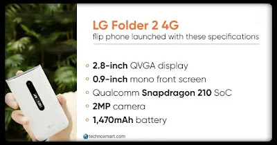 lg folder 2 flip phone launch in india