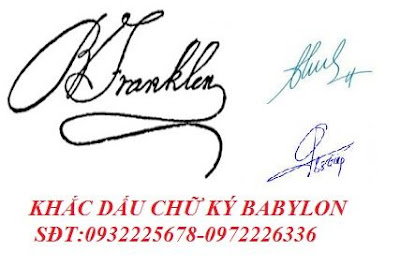 Làm mộc chữ ký tại Quận Tân Bình giá rẻ