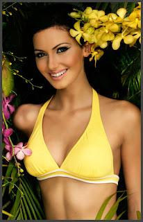 Foto Seksi Claudia Moro Miss Universe 2008
