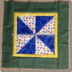 one block, first border