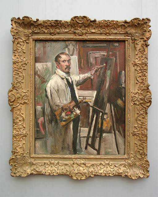 Selbstbildnis (Self-Portrait) by Lovis Corinth, Neue Pinakothek, Munich