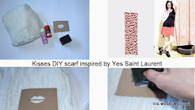 DIY, DIY scarf, diy Yves Saint Laurent, Yves Saint Lauent, diy fashion, diy blog, diy blogger, themorasmoothie, scarf, kisses, fashion, fashion diy, craft, diy craft, diy project, fashionblog, fashionblogger, blogger, italianblogger