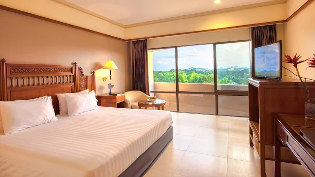 Room at Loei Palace Hotel in Loei, Northeast Thailand