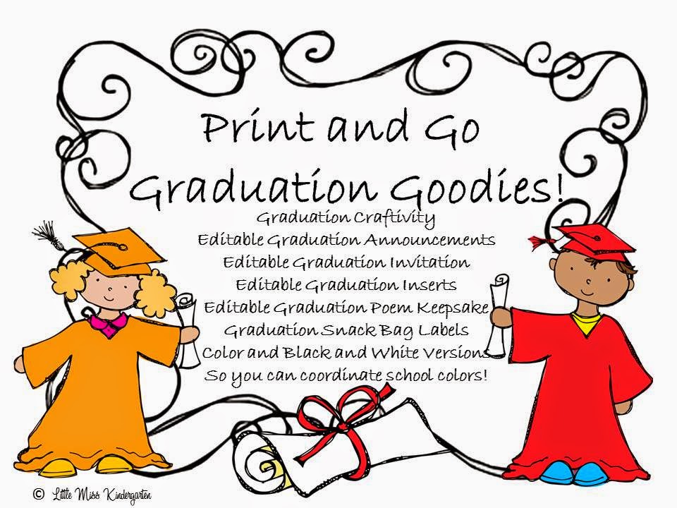 http://www.teacherspayteachers.com/Product/Graduation-Goodies-and-Craftivity-679423