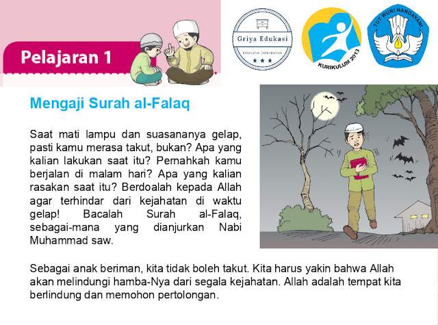 Power Point PAI Kelas 4 SD/MI - Mengaji Surah al-Falaq