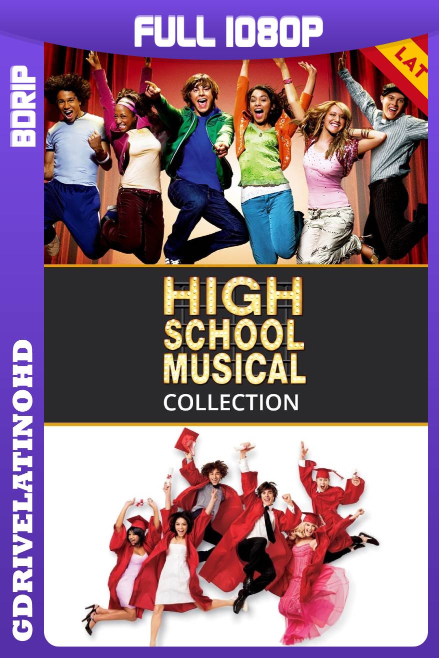 High School Musical (2006-2008) Colección BDRip 1080p Latino-Ingles MKV