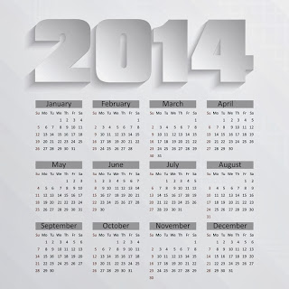 Free printable calendar 2014 impressive number 2014 design very high resoluteion