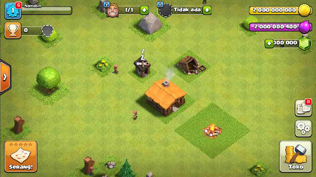 cheat coc unlimited gems tanpa root