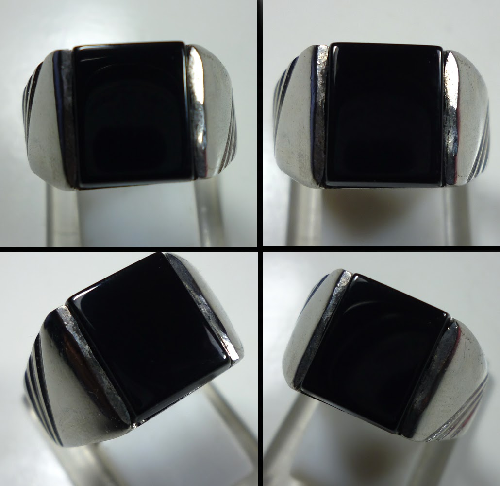 Cincin Onix Hitam Asli