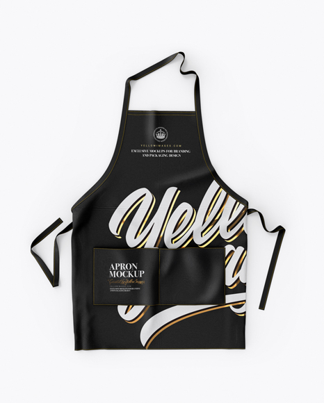 Download Apron Mockup - Top View