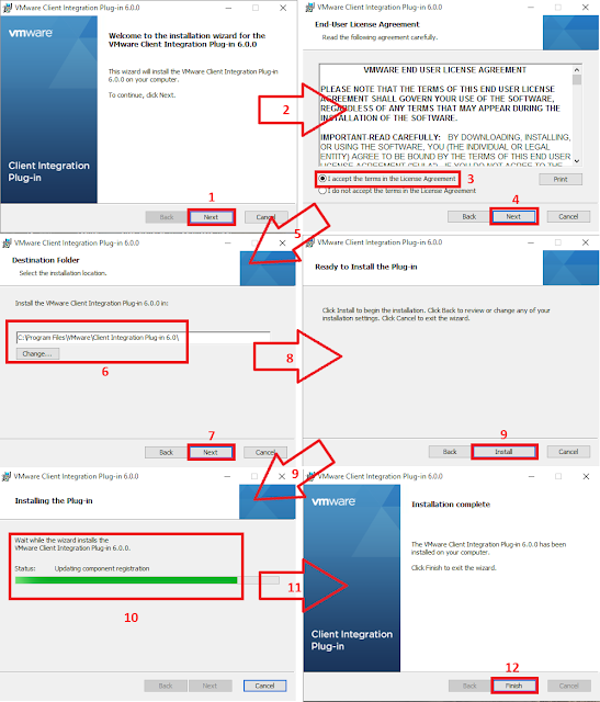 Asistente de instalación VMware Client Integration.