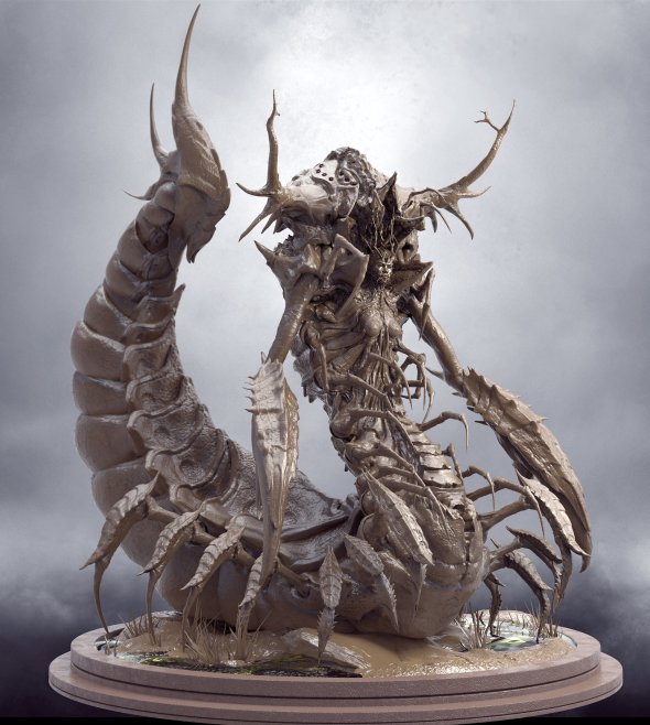 James Suret artstation deviantart arte ilustrações modelos 3D terror fantasia ficção monstros criaturas sombrias