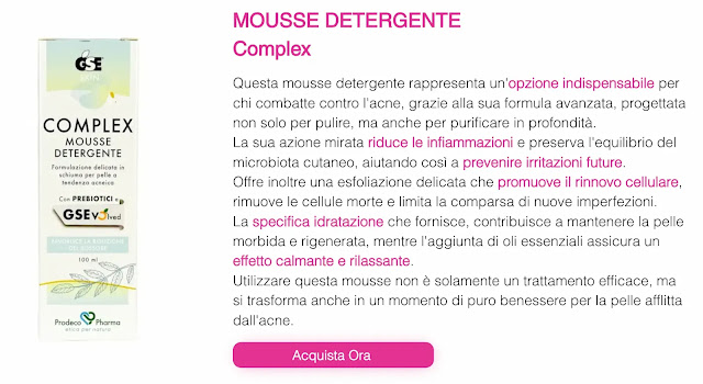 detergente per acne e brufoli