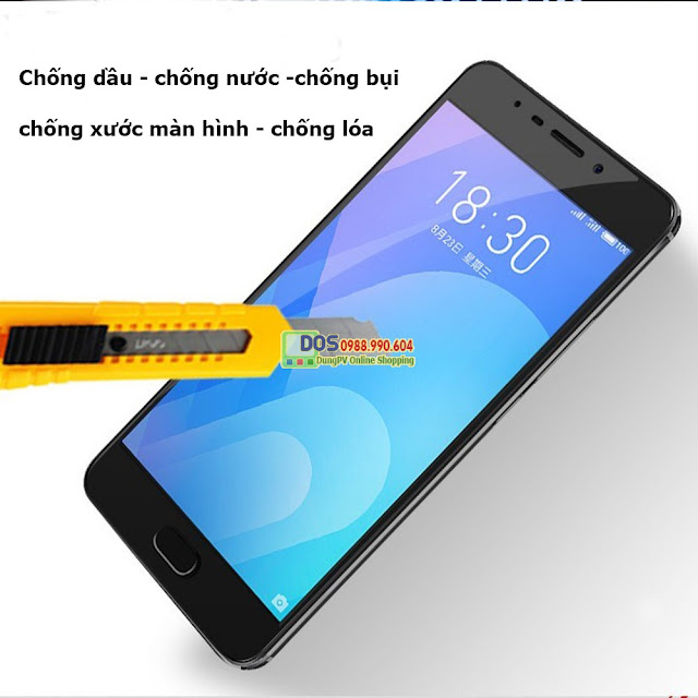 Miếng dán cường lực Meizu M6 note full màn hình 