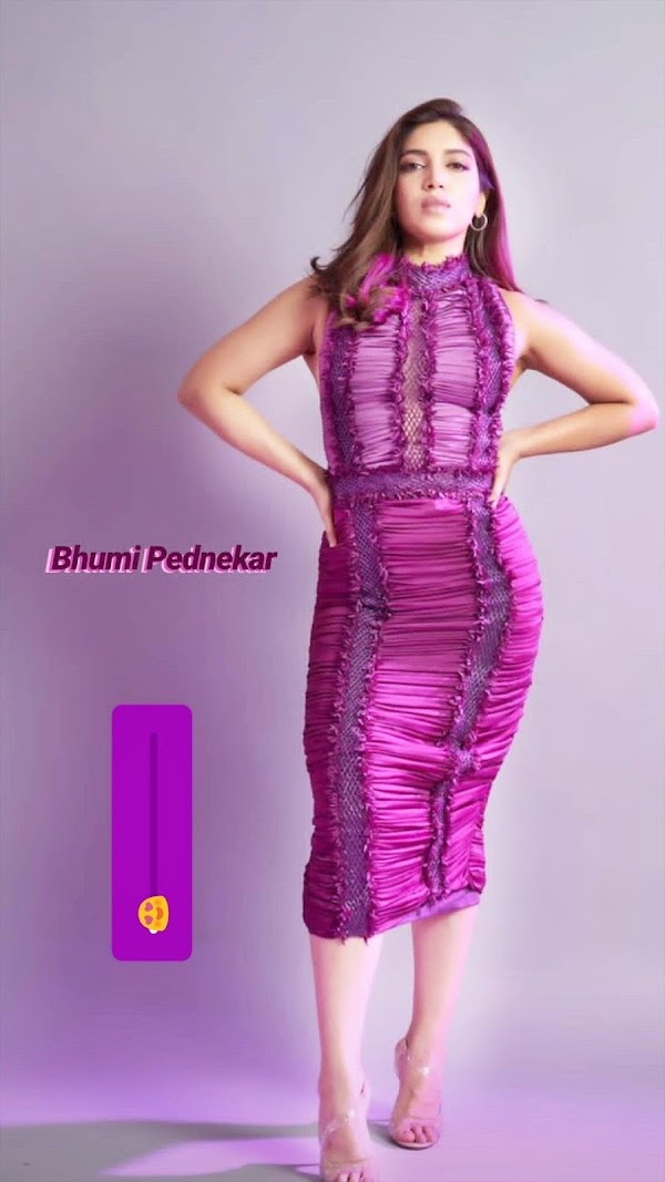 bhumi pednekar bodycon dress curvy figure